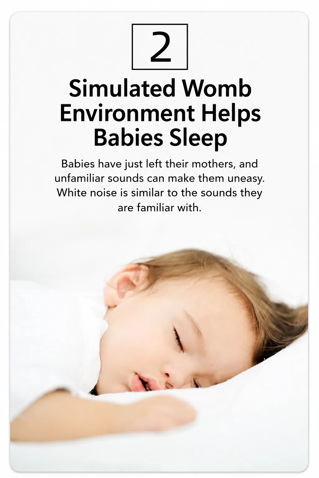 Portable Baby White Noise Machine for Sleep & Soothing