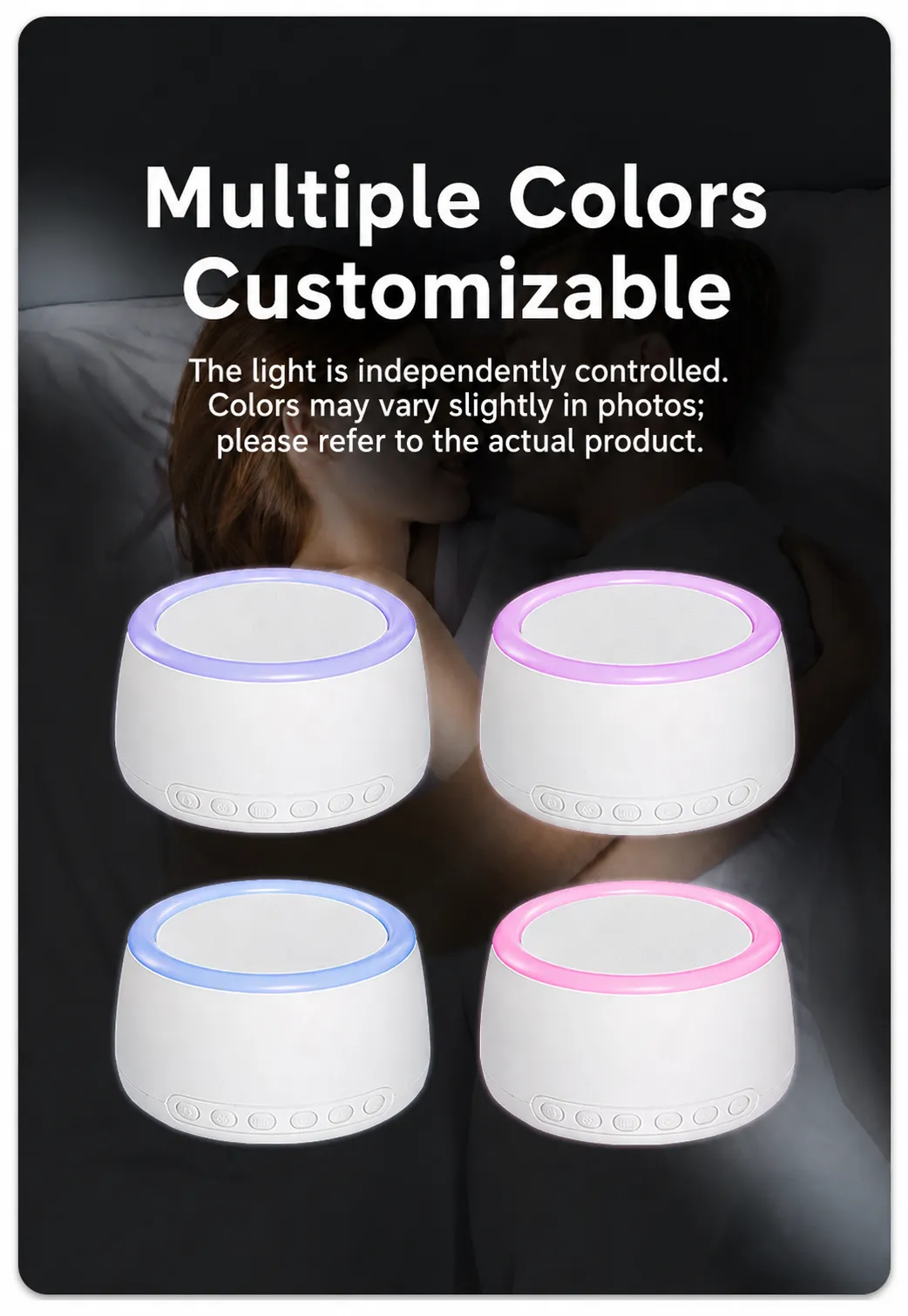 Portable Baby White Noise Machine for Sleep & Soothing