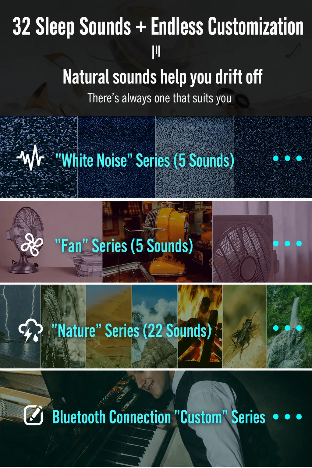 Portable Baby White Noise Machine for Sleep & Soothing